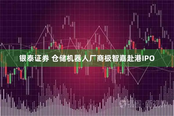 银泰证券 仓储机器人厂商极智嘉赴港IPO